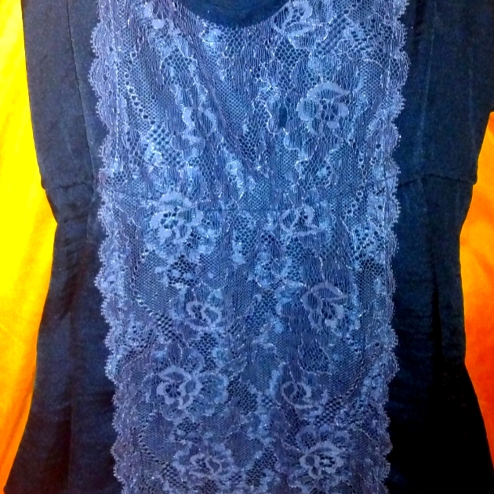 Dark brown babydoll top